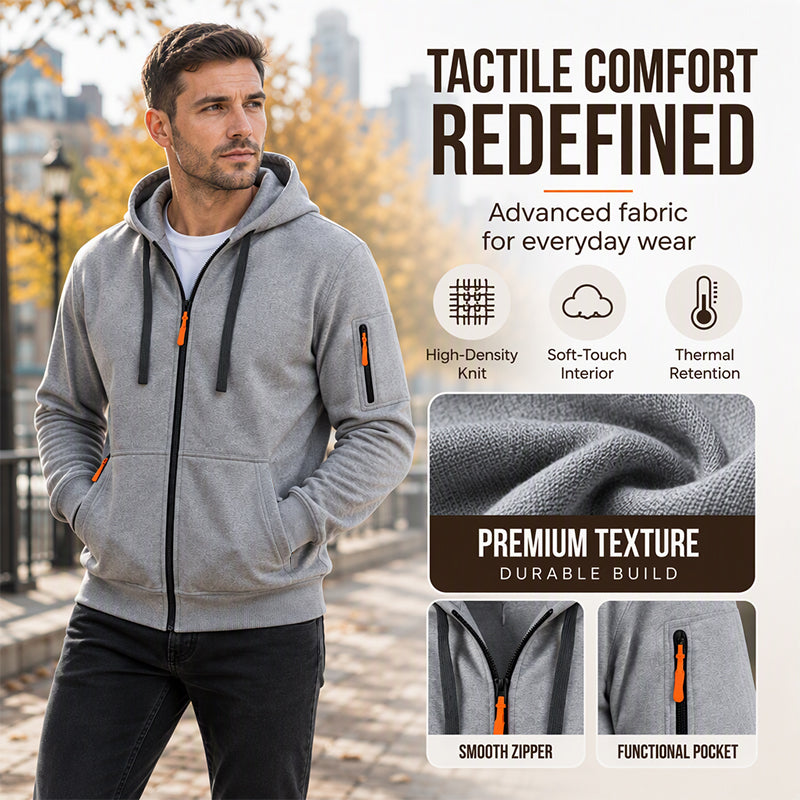 Men's Casual Thermal Hooded Jacket