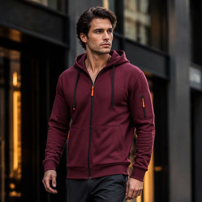 Men's Casual Thermal Hooded Jacket
