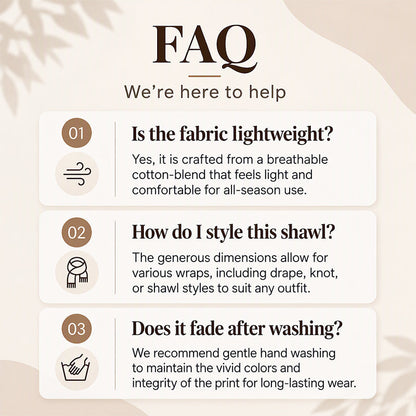 Versatile Lightweight Leopard Print Shawl Scarf