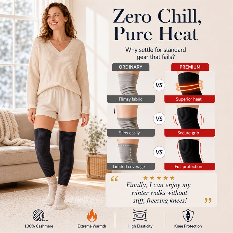 🎉 2026 Sale — Over 25,000 Sold!🥰Unisex Extended Cashmere Knee Warmers