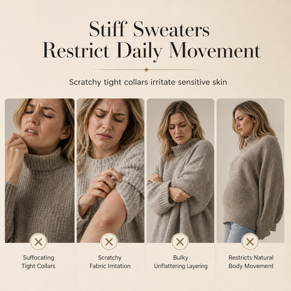 Women's Buttoned Knit Cape Poncho Sweater