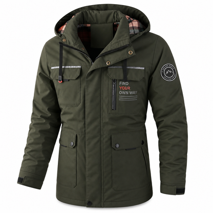🧥Windproof & Heat-Locked, Outdoor Protection – Men's Casual Warm Parka Jacket ✨