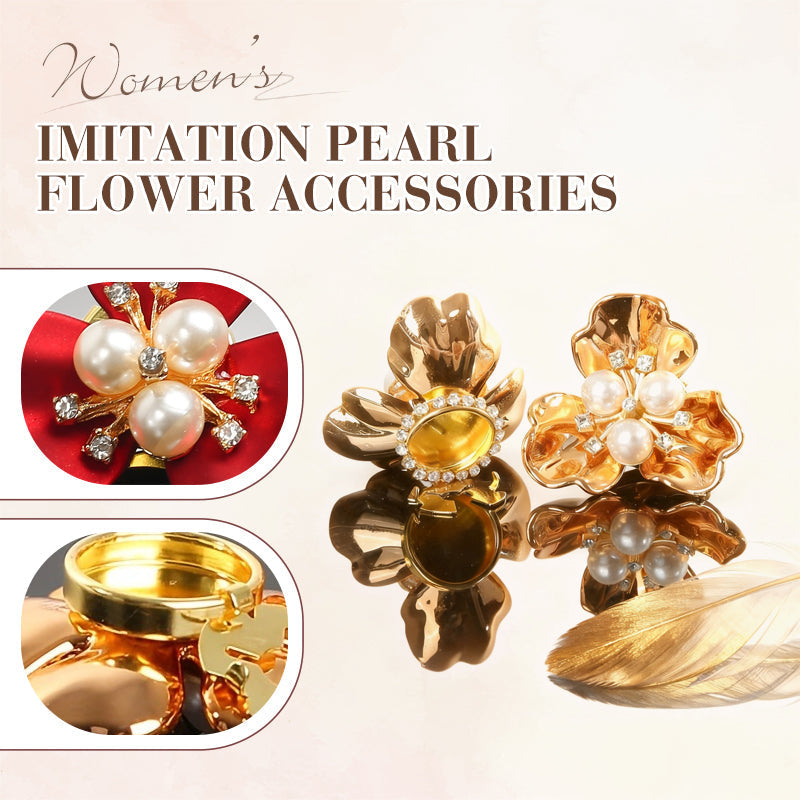 Imitation Pearl Flower Accessories