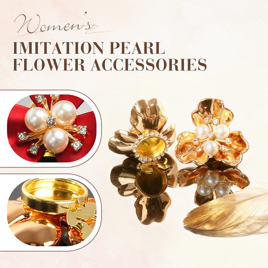 Imitation Pearl Flower Accessories