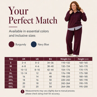 Women's Fake Two Piece Sweatshirt & Pants Set