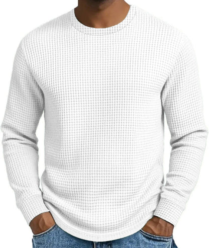 Men's Casual Slim Fit Crew Neck Long Sleeve Sweatshirt