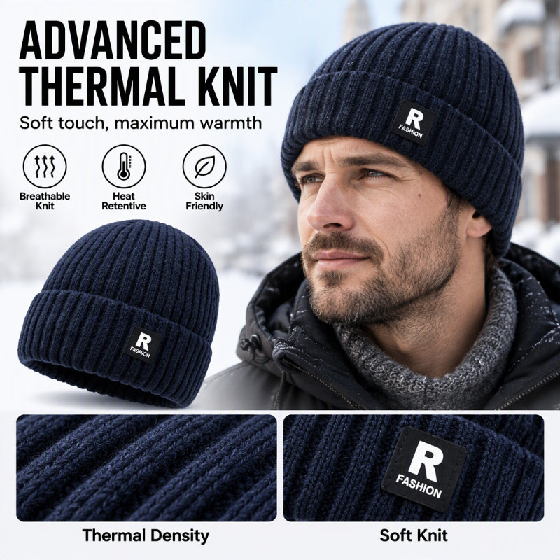 Men's Slouchy Knit Warm Skull Cap