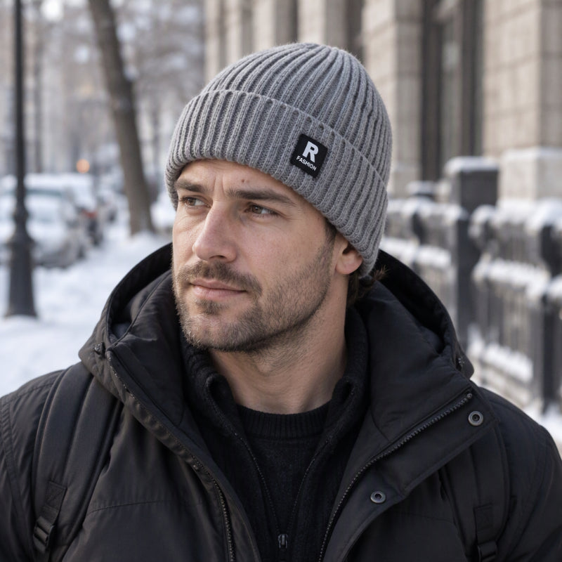 Men's Slouchy Knit Warm Skull Cap
