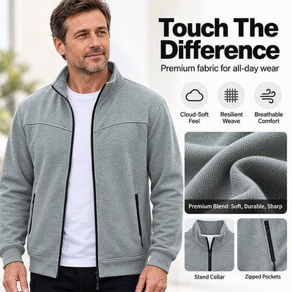 🧥Men's Casual Stand Collar Jacket 🍂 Smart, Casual & Effortlessly Stylish!