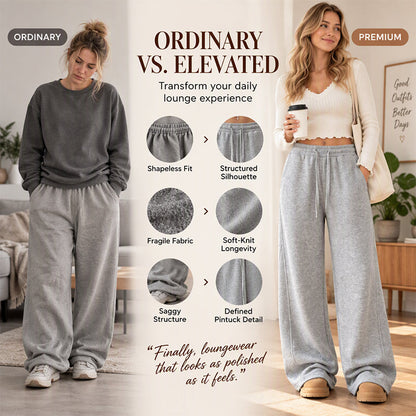 Women's Casual Cozy Wide Leg Sweatpants