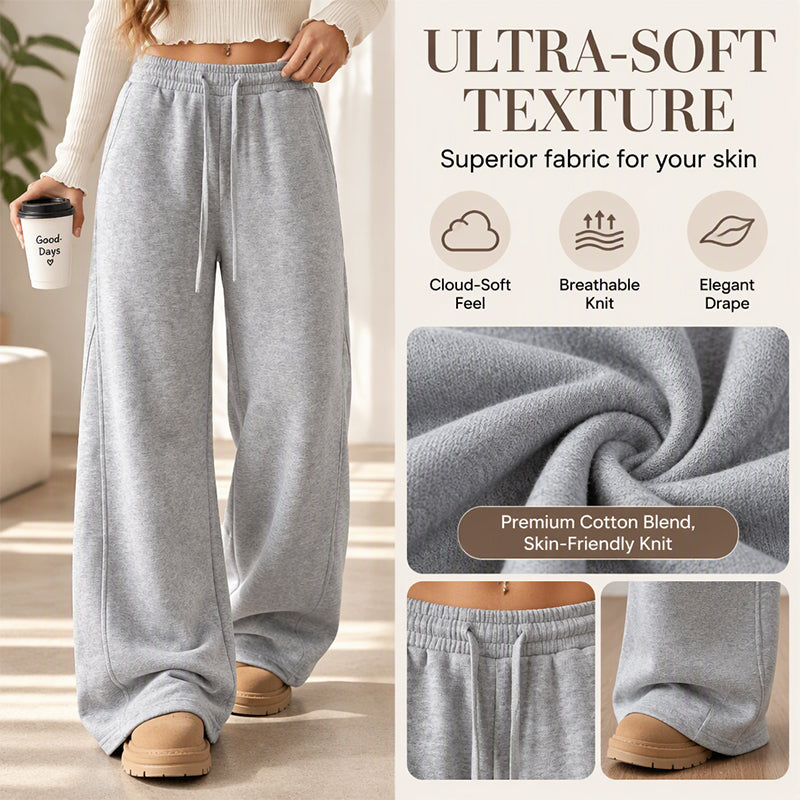 Women's Casual Cozy Wide Leg Sweatpants