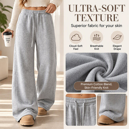 Women's Casual Cozy Wide Leg Sweatpants