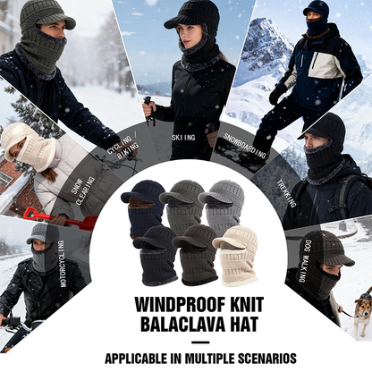 🖤Black Friday Sale🖤3-in-1 Winter Balaclava, Insulated Hood with Protective Goggles