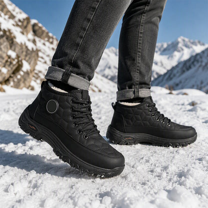 Men's Warm Plush-Lined Snow Boots
