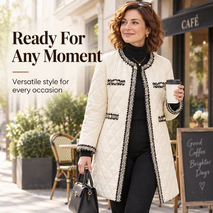 Women's Quilted Mid-Length Padded Jacket