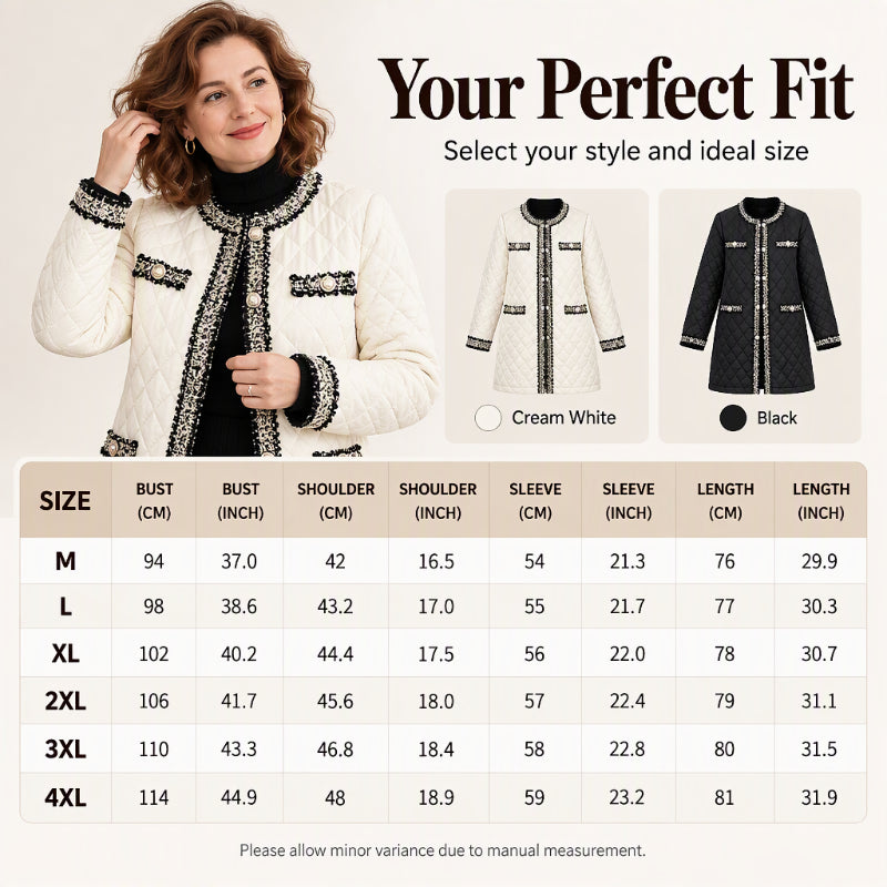 Women's Quilted Mid-Length Padded Jacket