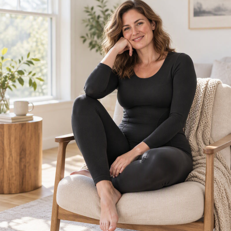 ⏰ Seasonal changeover sale: 50% off – quality at half the price! ✨Women's Seamless Self-Heating Thermal Underwear Set