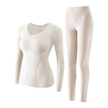 ⏰ Seasonal changeover sale: 50% off – quality at half the price! ✨Women's Seamless Self-Heating Thermal Underwear Set