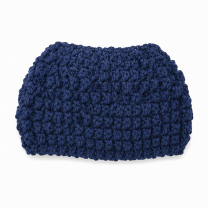 Women Winter Warm Knitted Ear Warmer Headband Wide Floral Hair Accessory