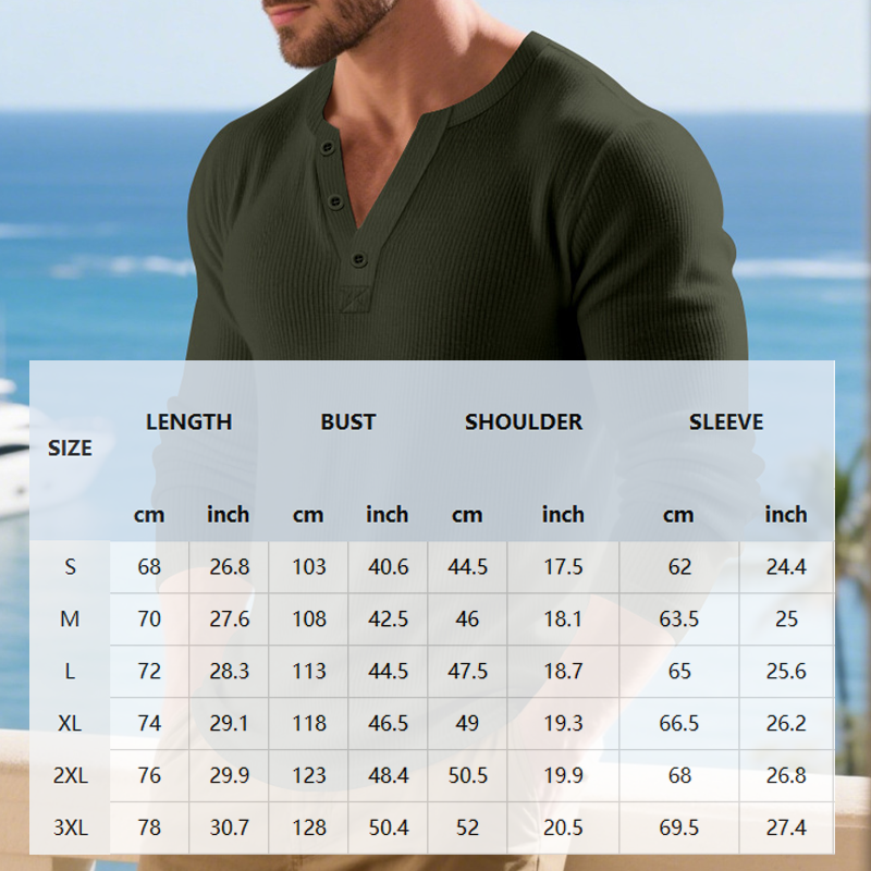 Men's Soft Casual Long Sleeve Top