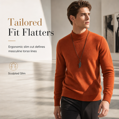 Men's Winter Slim Fit Pullover Knit Sweater