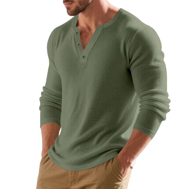 Men's Soft Casual Long Sleeve Top