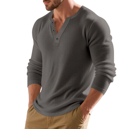 Men's Soft Casual Long Sleeve Top