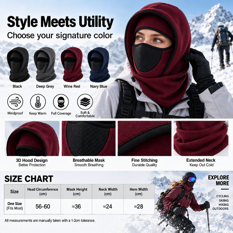 Windproof Thermal Balaclava Face Mask