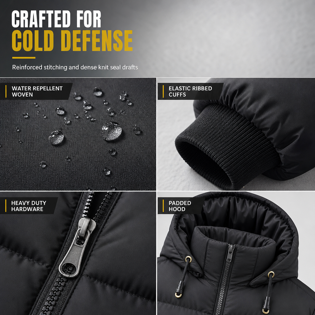 Men's Casual Winter Short Cotton-Padded Warm Insulated Coat⚡𝙁𝙧𝙚𝙚 𝙎𝙝𝙞𝙥𝙥𝙞𝙣𝙜