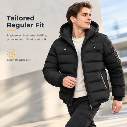Men's Casual Winter Short Cotton-Padded Warm Insulated Coat⚡𝙁𝙧𝙚𝙚 𝙎𝙝𝙞𝙥𝙥𝙞𝙣𝙜