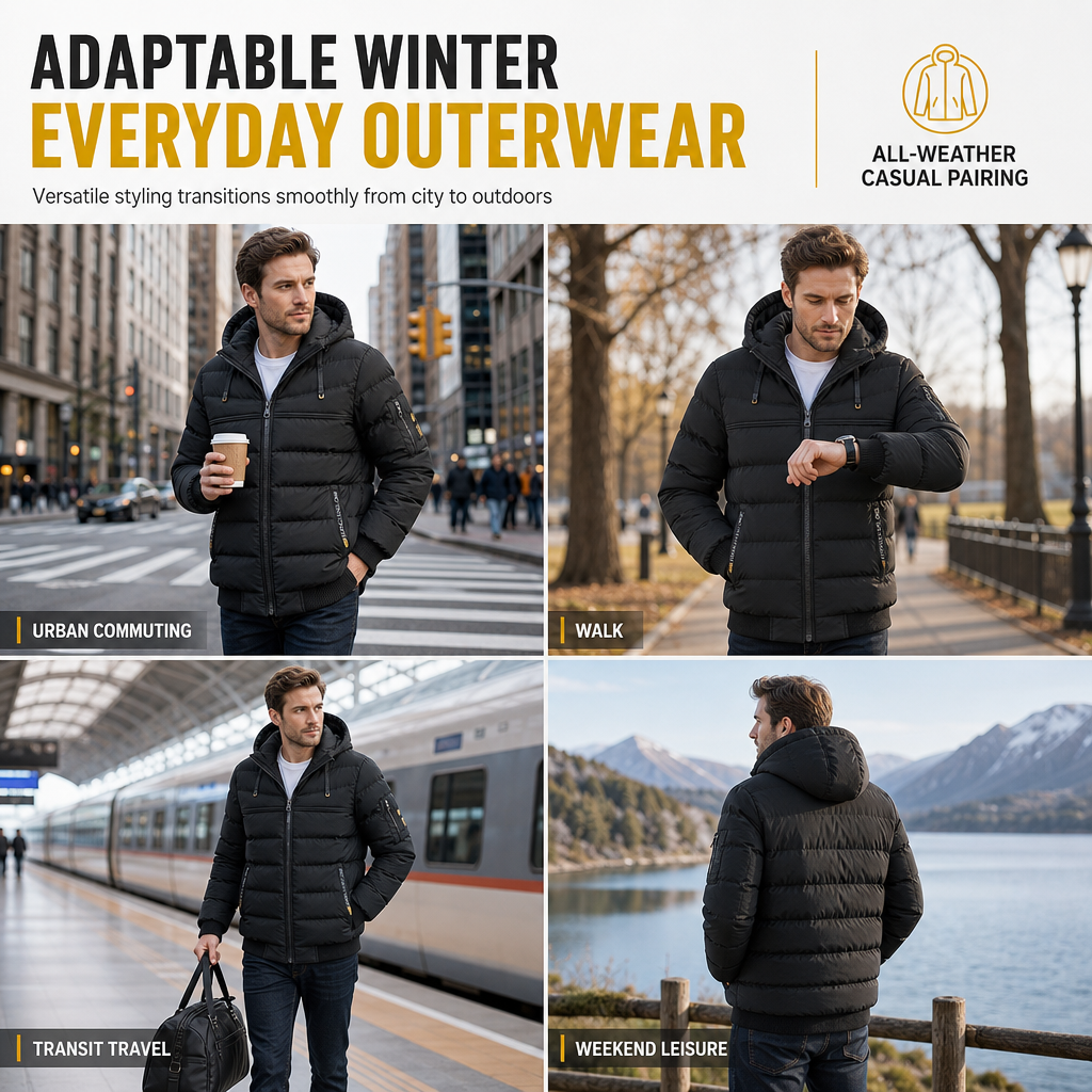 Men's Casual Winter Short Cotton-Padded Warm Insulated Coat⚡𝙁𝙧𝙚𝙚 𝙎𝙝𝙞𝙥𝙥𝙞𝙣𝙜