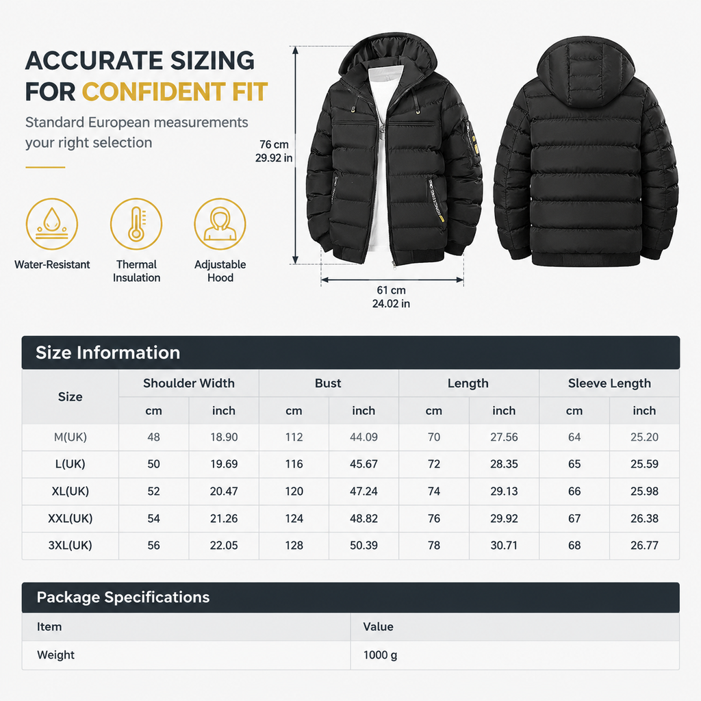 Men's Casual Winter Short Cotton-Padded Warm Insulated Coat⚡𝙁𝙧𝙚𝙚 𝙎𝙝𝙞𝙥𝙥𝙞𝙣𝙜