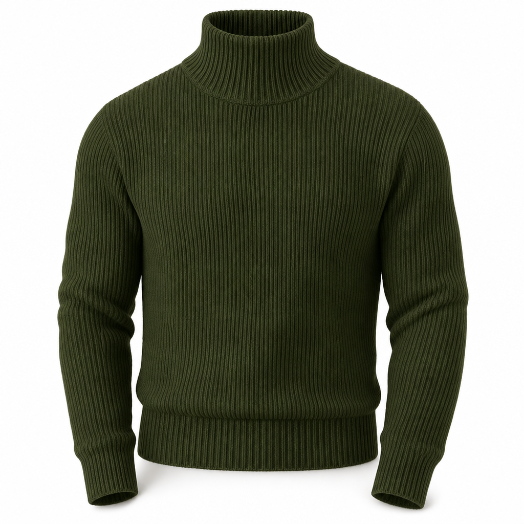 Men's Slim Fit Knit Turtleneck Sweater