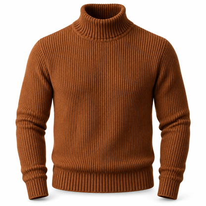 Men's Slim Fit Knit Turtleneck Sweater