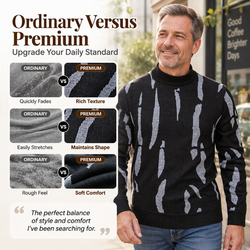 Men's Casual Slim Fit Turtleneck Sweater