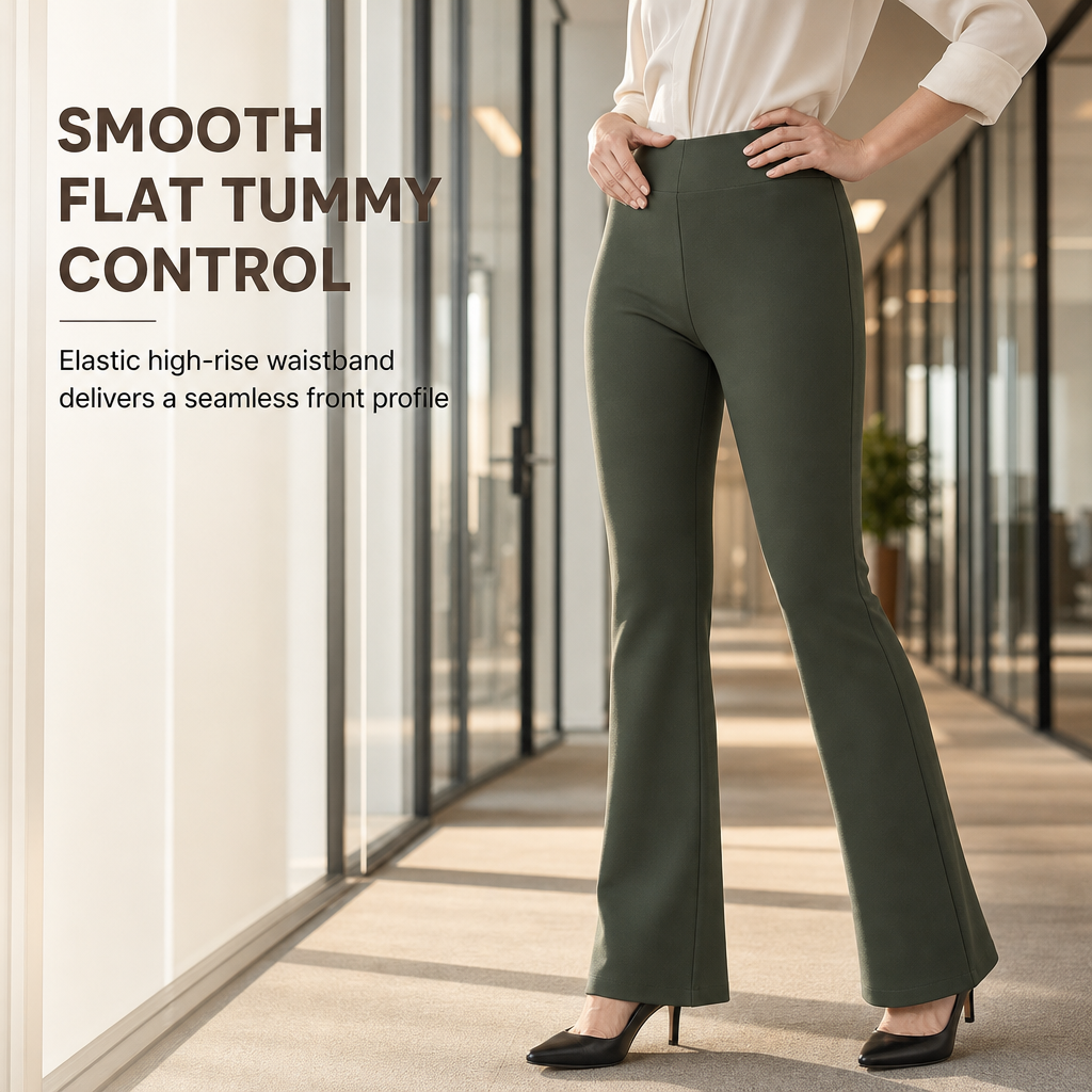 Women's High Waisted Stretch Dress Pants Business Casual Work Trousers for Office