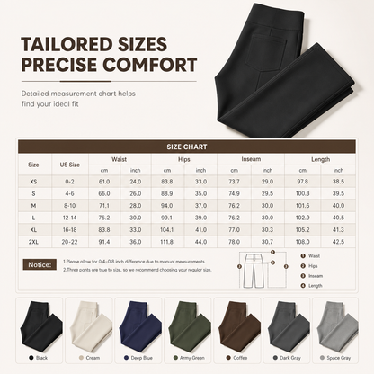 Women's High Waisted Stretch Dress Pants Business Casual Work Trousers for Office
