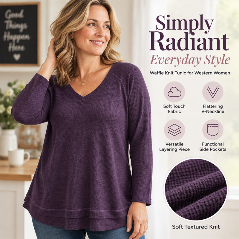 Women's Textured Stitch Raglan Sleeve Sweatshirt