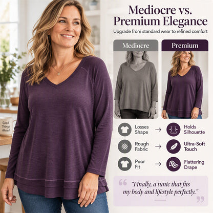 Women's Textured Stitch Raglan Sleeve Sweatshirt