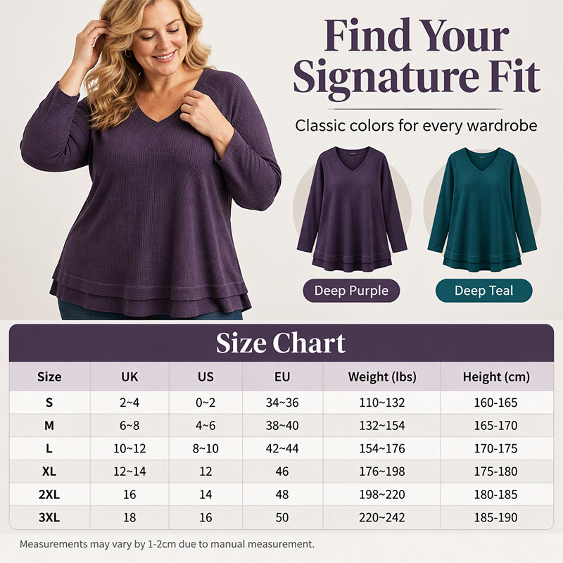 Women's Textured Stitch Raglan Sleeve Sweatshirt