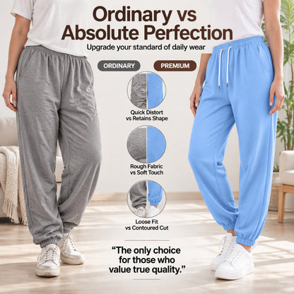🏃 Move-Ready Comfort, Personalized Waist Fit | Women's Casual Athletic Joggers with Drawstring