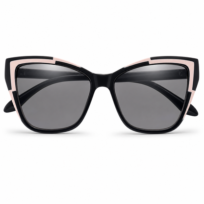 😎Cyberpunk Cat Eye Blue Light Blocking Glasses for Women Trendy Photochromic Clear Lens Eyeglasses