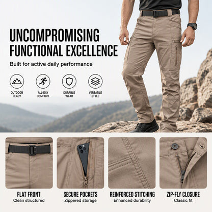 👖 Streamlined Fit, Hands-Free Utility | Men's Outdoor Slim Fit Tactical Cargo Pants