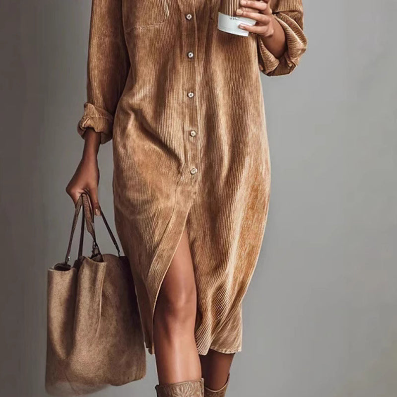 🤠Women's Casual Fashion Shirt Dress