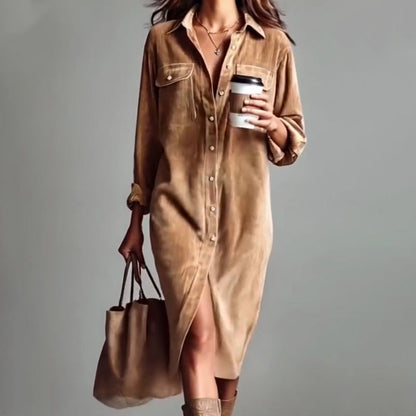 🤠Women's Casual Fashion Shirt Dress