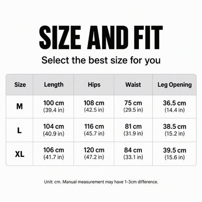 Men's Winter Thermal Straight Leg Pants