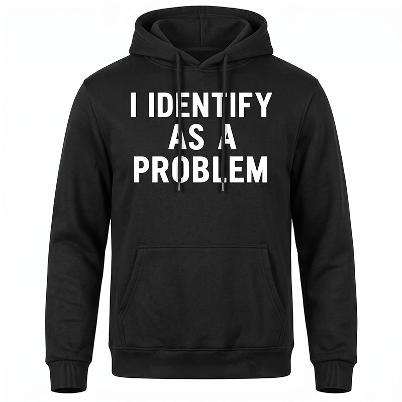 Men's Humorous Graphic Hooded Sweatshirt