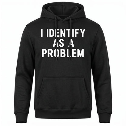 Men's Humorous Graphic Hooded Sweatshirt