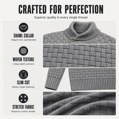 Men's Classic Shawl Collar Sweater