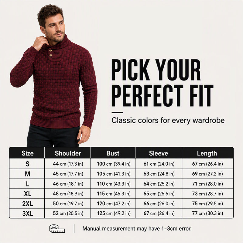 Men's Classic Shawl Collar Sweater
